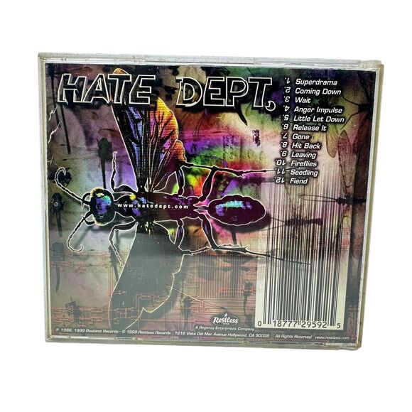 Technical Difficulties by Hate Dept. (CD, 1999, Restless Records) - Picture 3 of 3